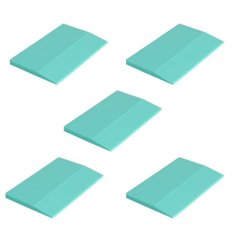 She Love Pack of 5 Screen Printing Squeegees  Self-Adhesive Screen Stencil Printing Squeegee  Rubber Squeegee Screen Printing Tools for Applying Chalk Paste or Ink - Image 1